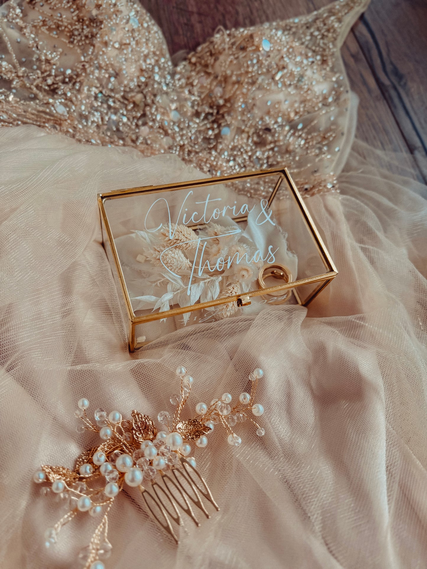 Ringbox Golden Elegance