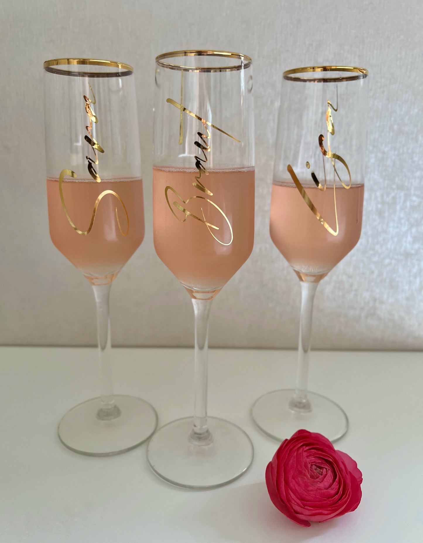 Sektglas Golden Elegance