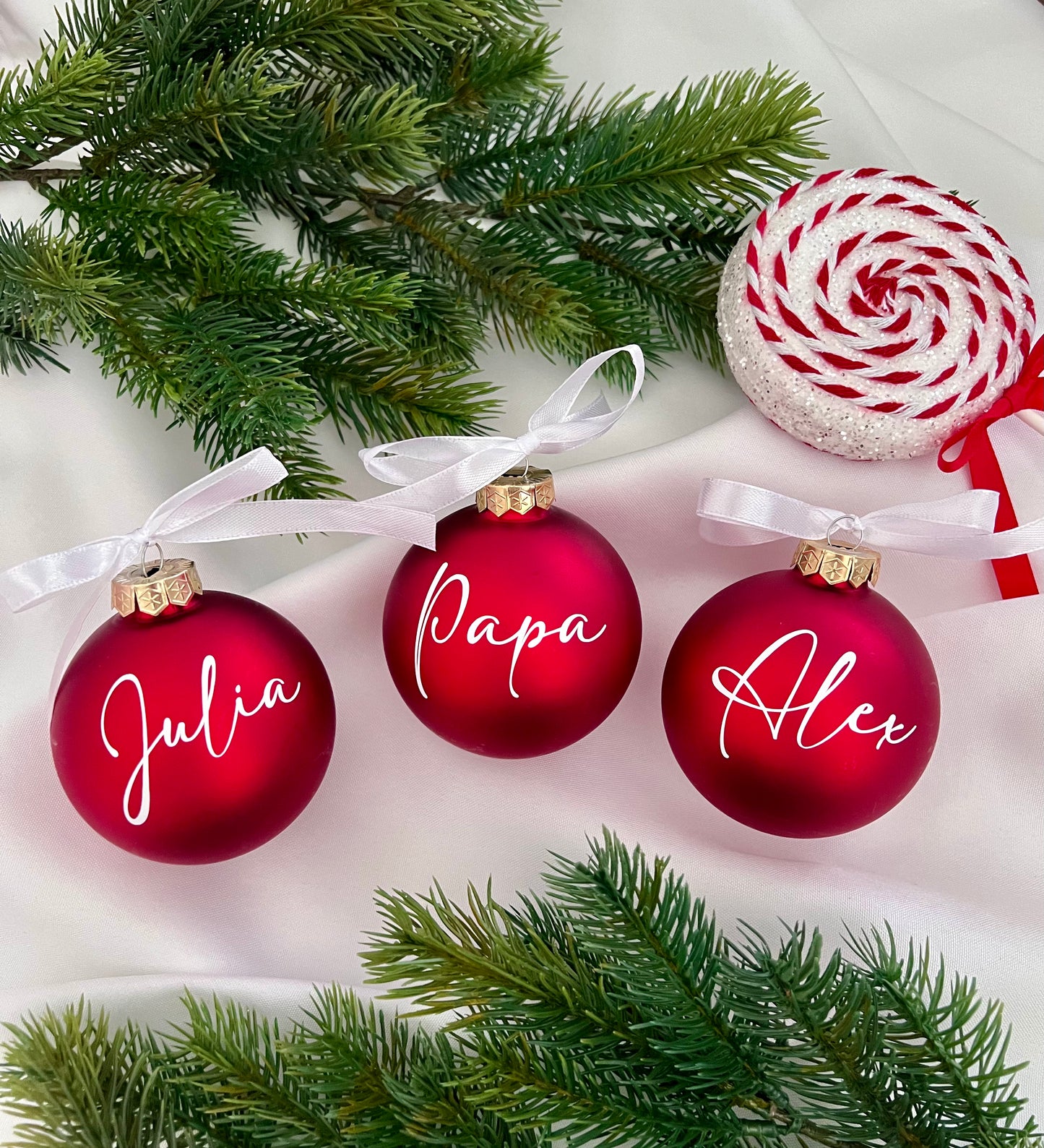 Christmas Balls red