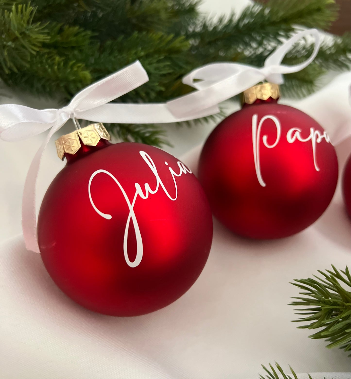 Christmas Balls red