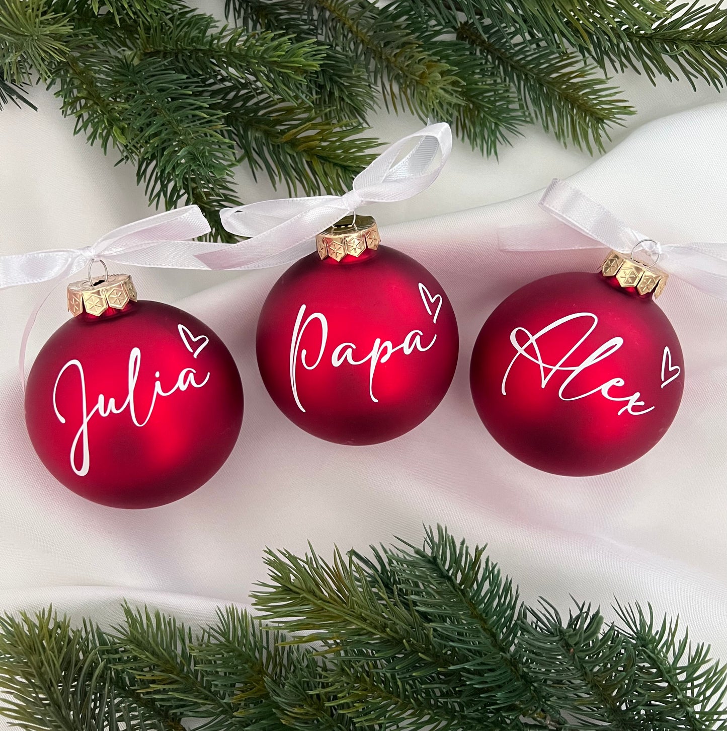 Christmas Balls red