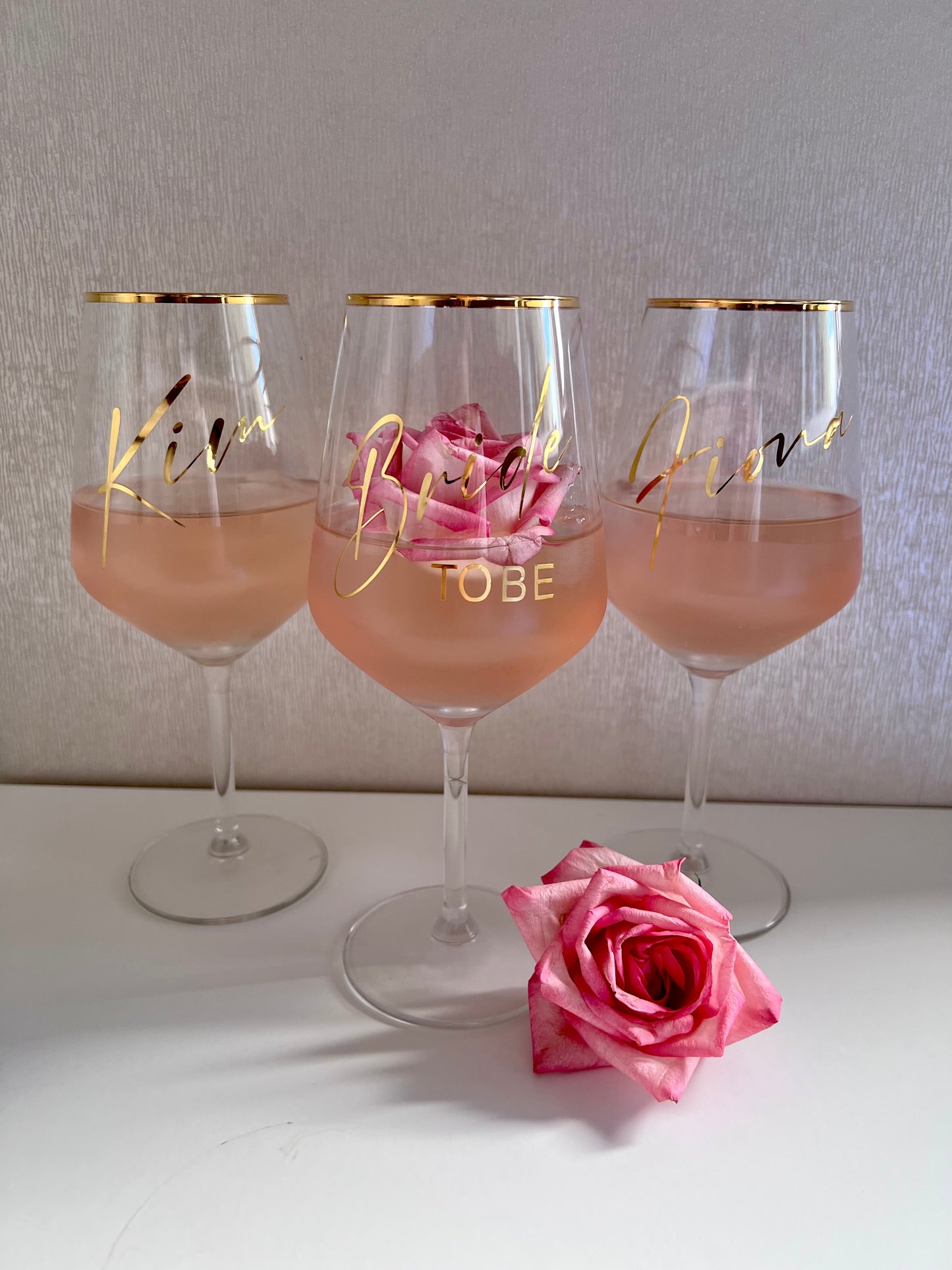 Weinglas Golden Elegance