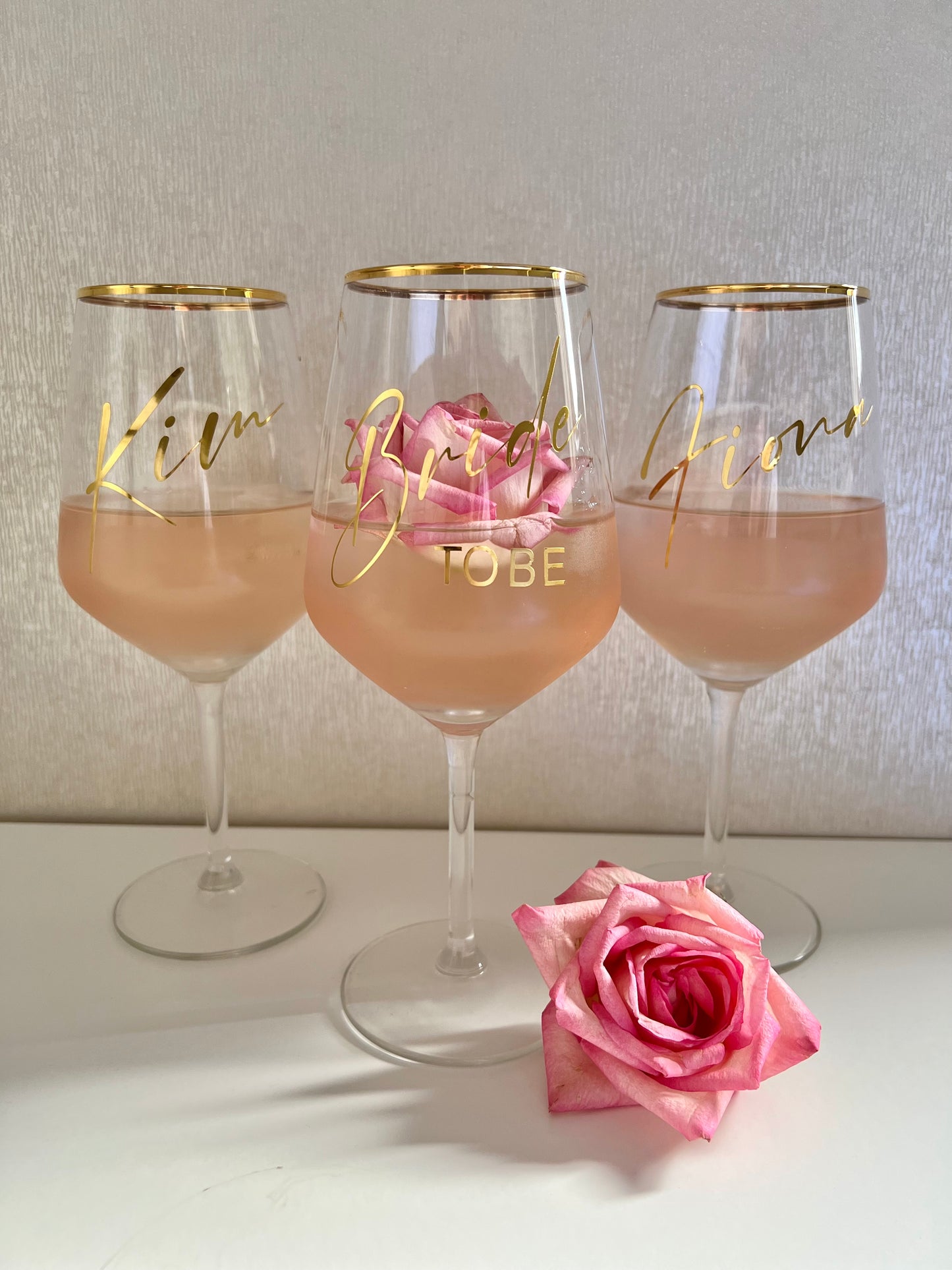 Weinglas Golden Elegance