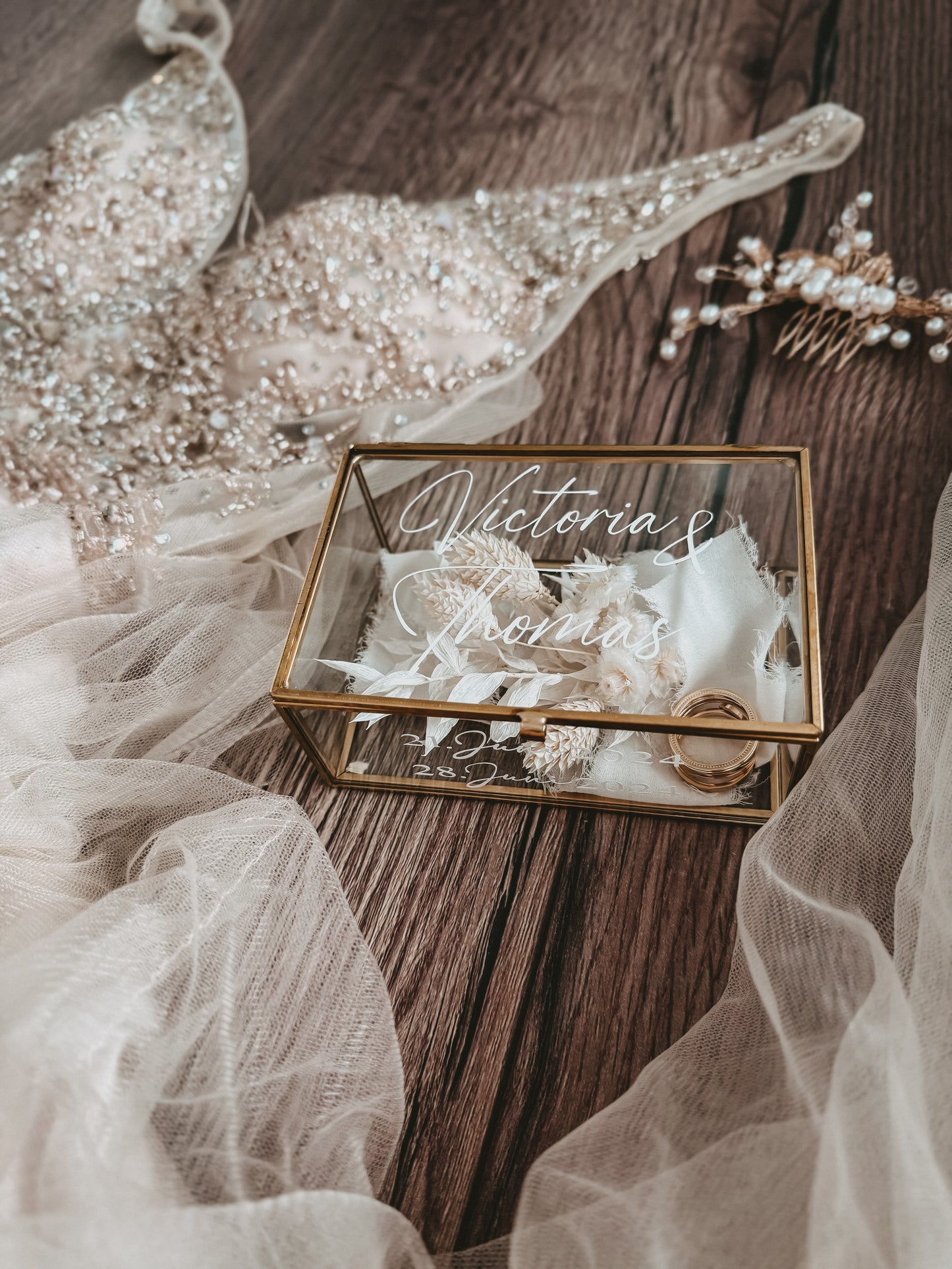 Ringbox Golden Elegance