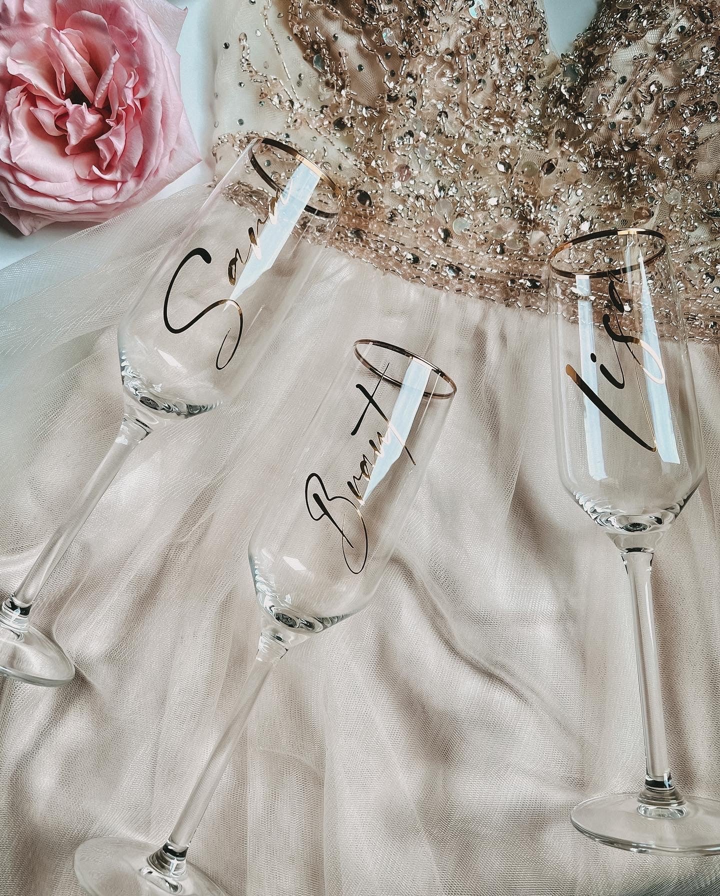 Sektglas Golden Elegance