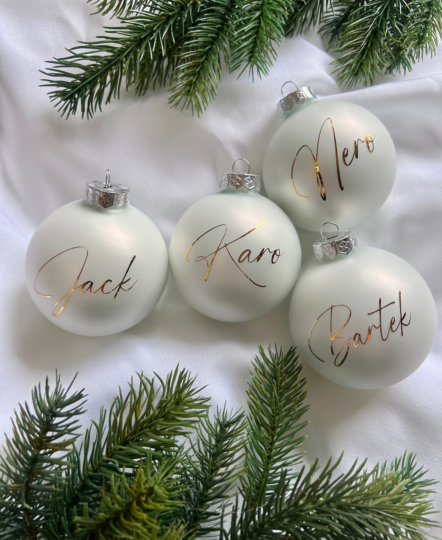 Christmas Balls white