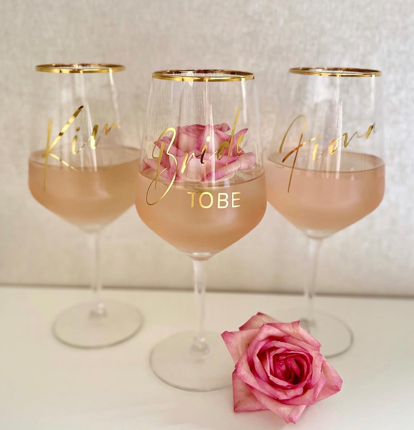Weinglas Golden Elegance