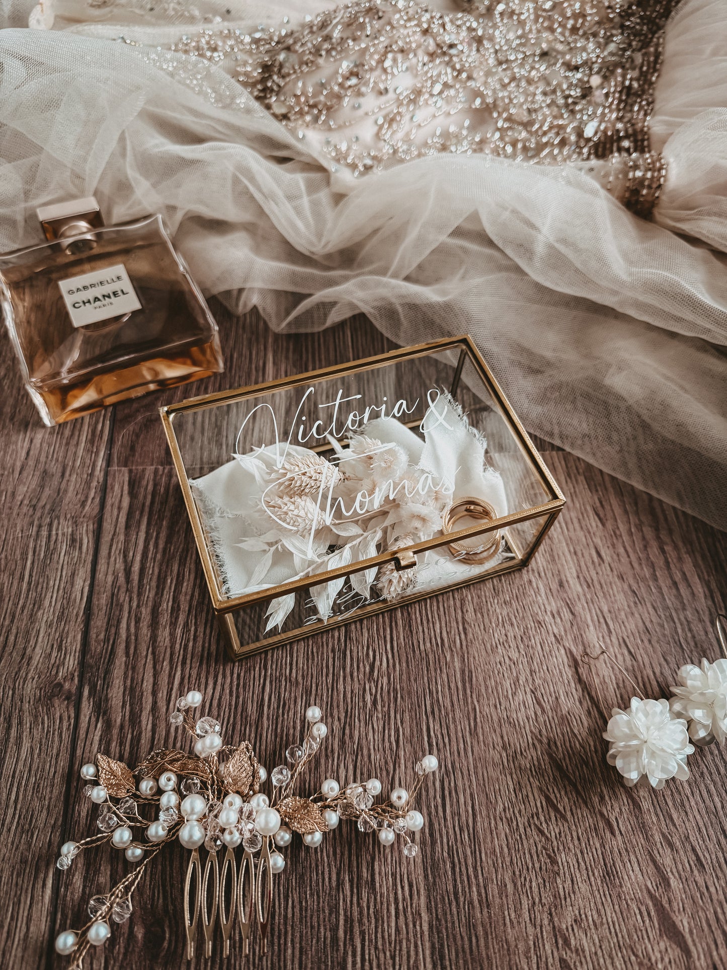 Ringbox Golden Elegance