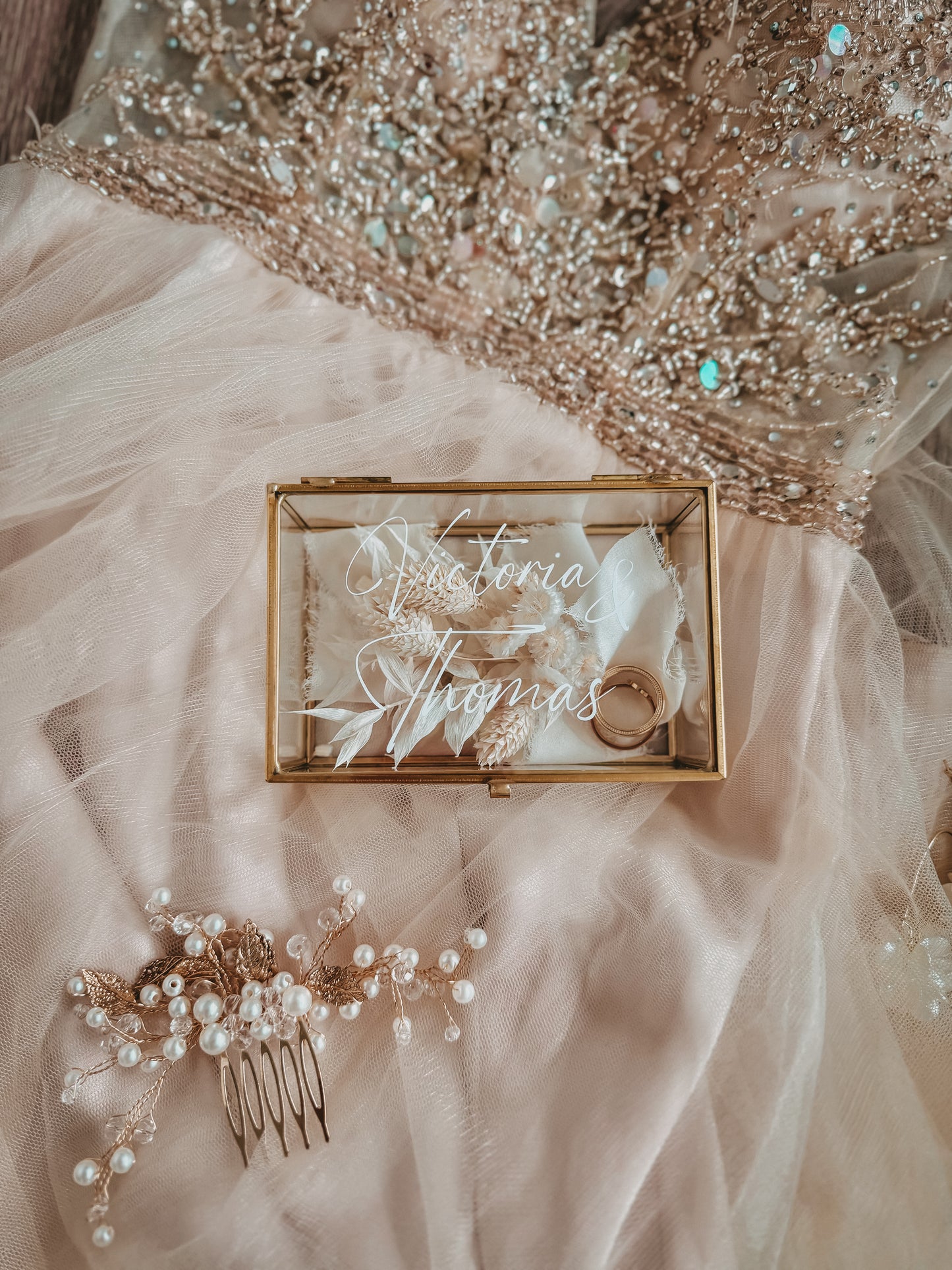 Ringbox Golden Elegance