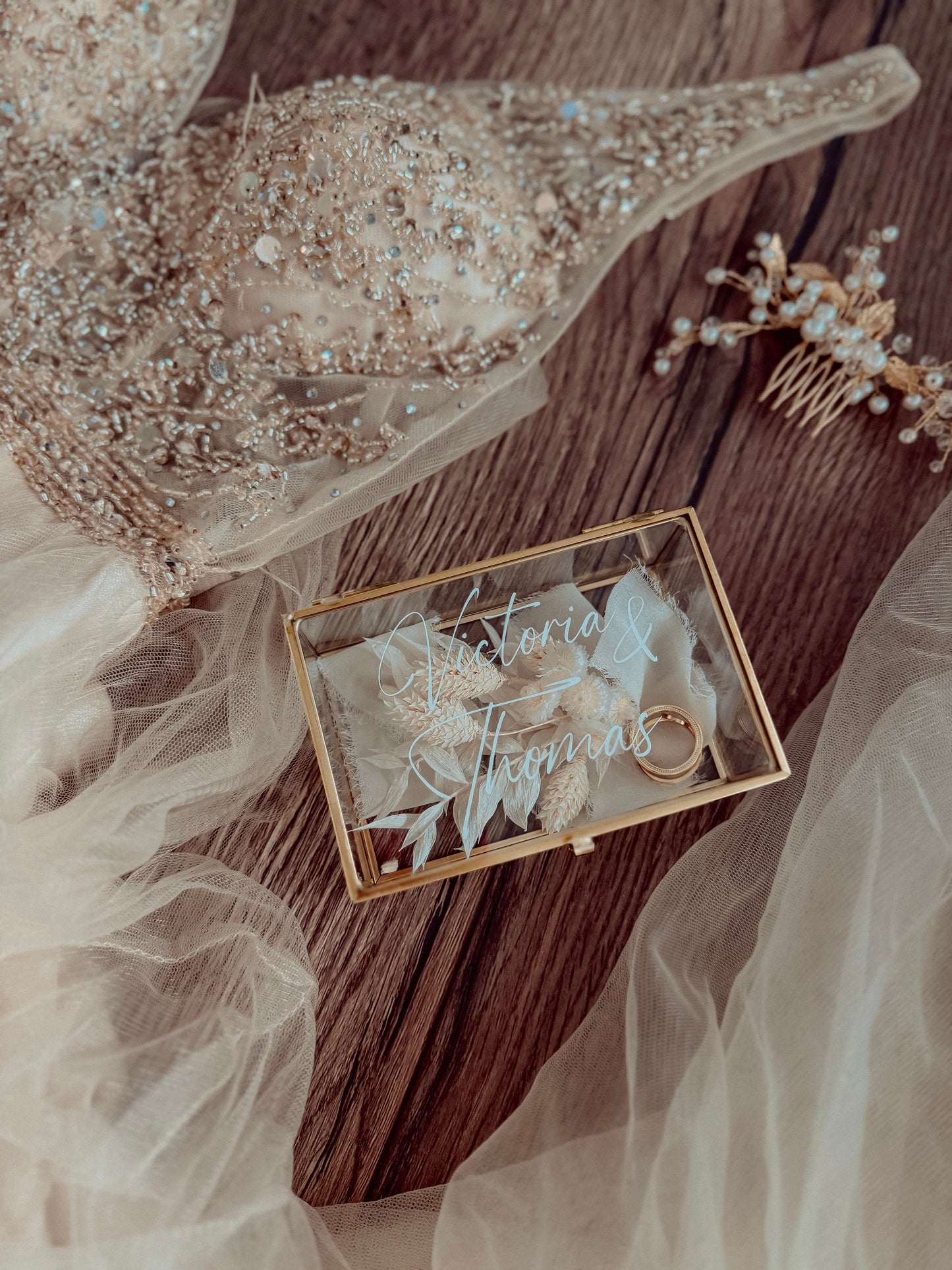 Ringbox Golden Elegance