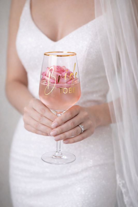 Weinglas Golden Elegance