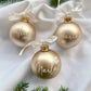 Christmas Balls gold