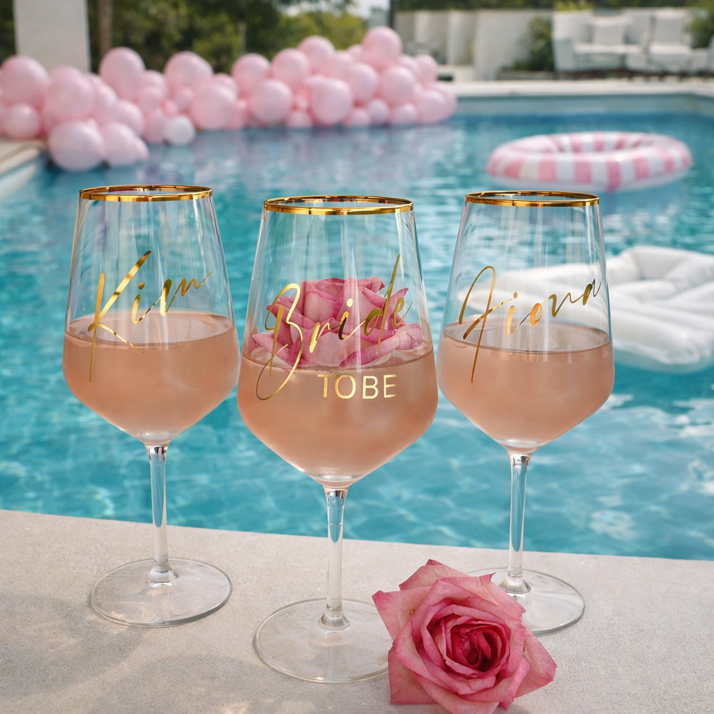 Weinglas Golden Elegance